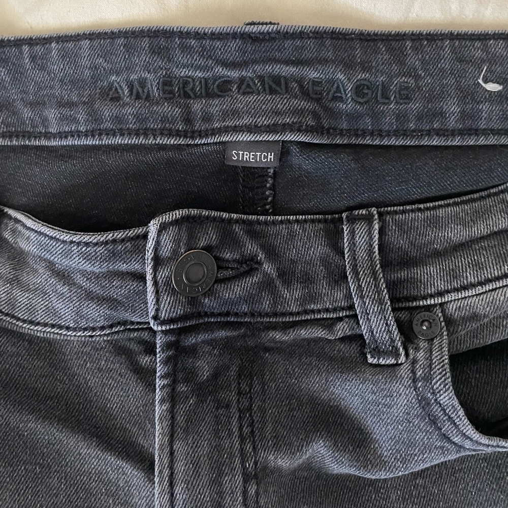 American Eagle High Rise Straight Leg Stretch Jeans